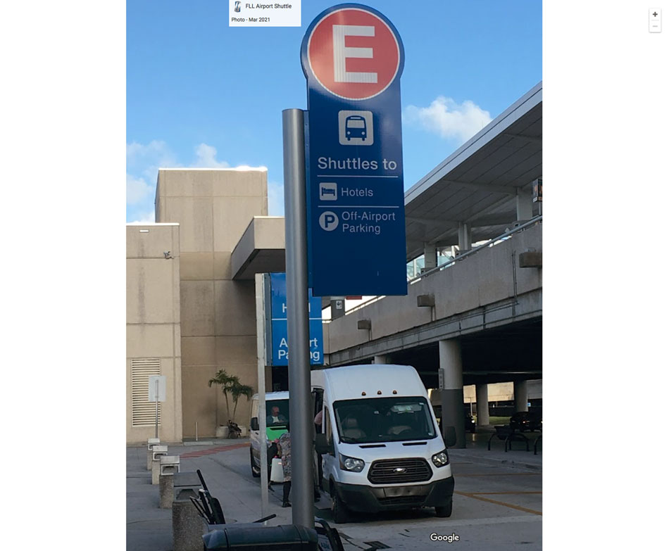 FLL Shuttle Pickup ZONE E