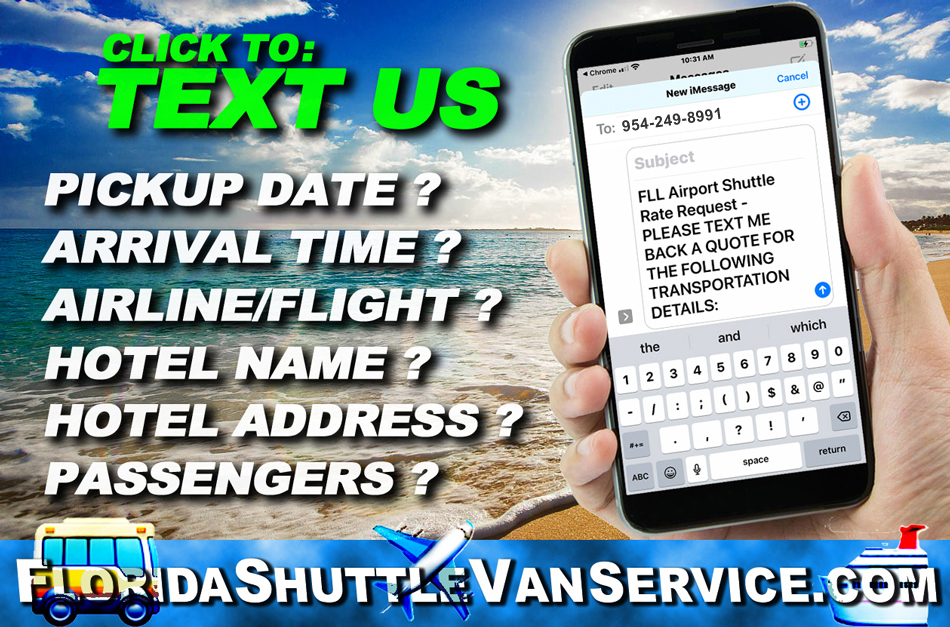 TEXT FloridaShuttleVans.com